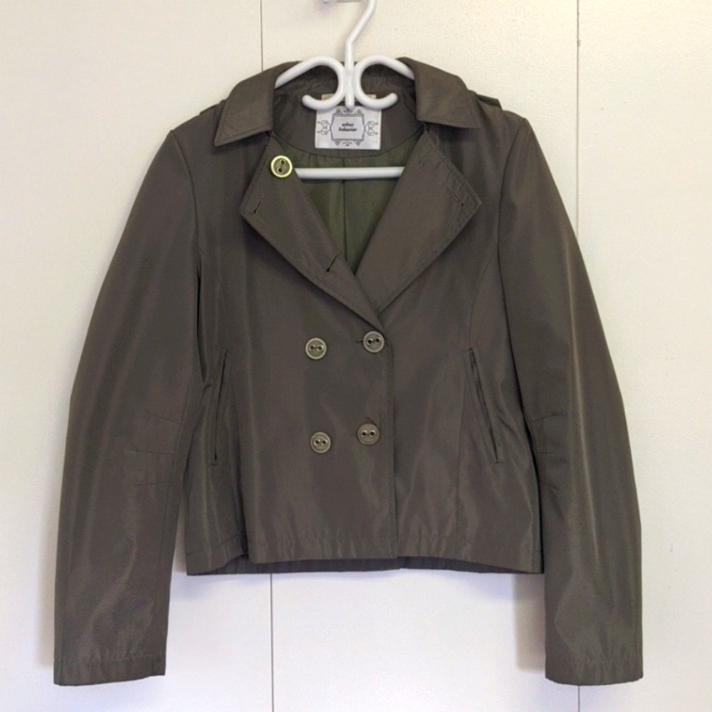 Urban Behaviour Olive Button-Front Jacket